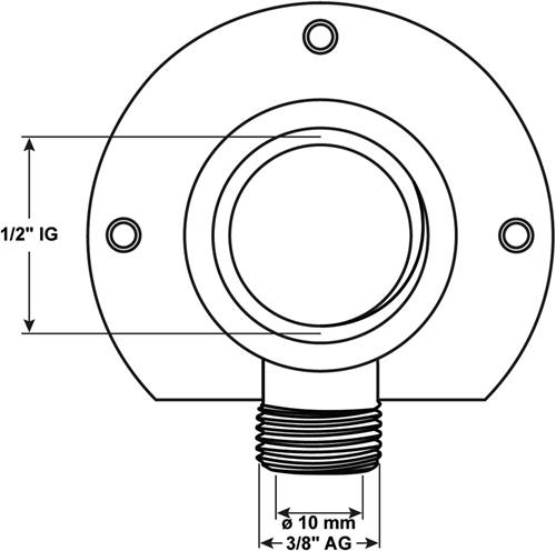 Cornat klemkoppeling ch muurplaat 1 2vx10 - tec5826141 40353009895844035300989584-1