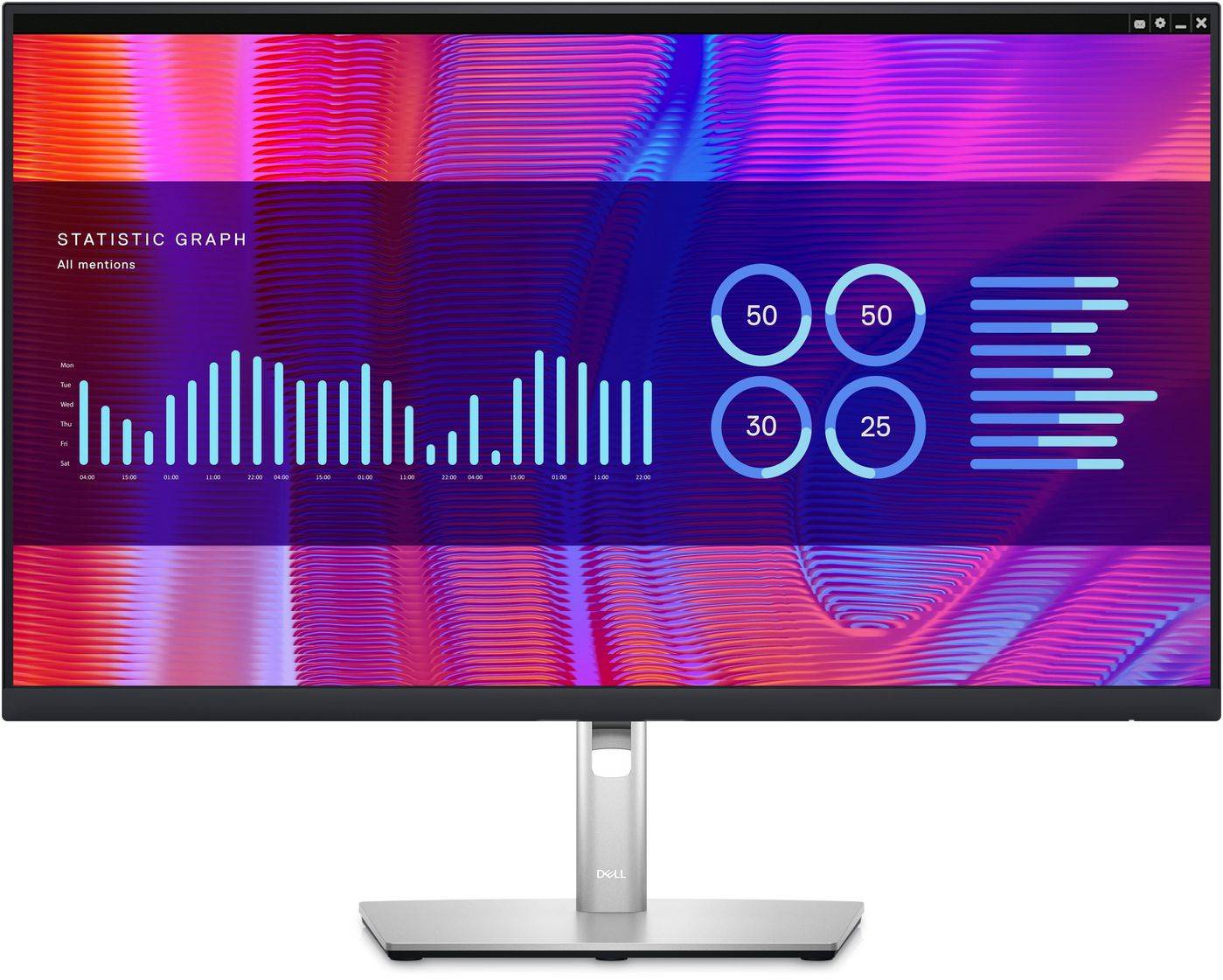 Dell 68,6 cm (27") 2560 x 1440 LED IPS, 16:9, 350 cd/m², 16,7 miljoen pixels, 5 ms, 178°/178°, 1000:1-0