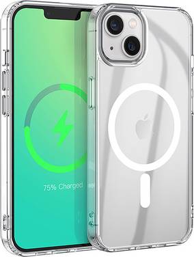 eSTUFF iPhone 15 INFINITE OSLO Magnetische Hybride Cover - Transparant - 86% gerecycled plastic