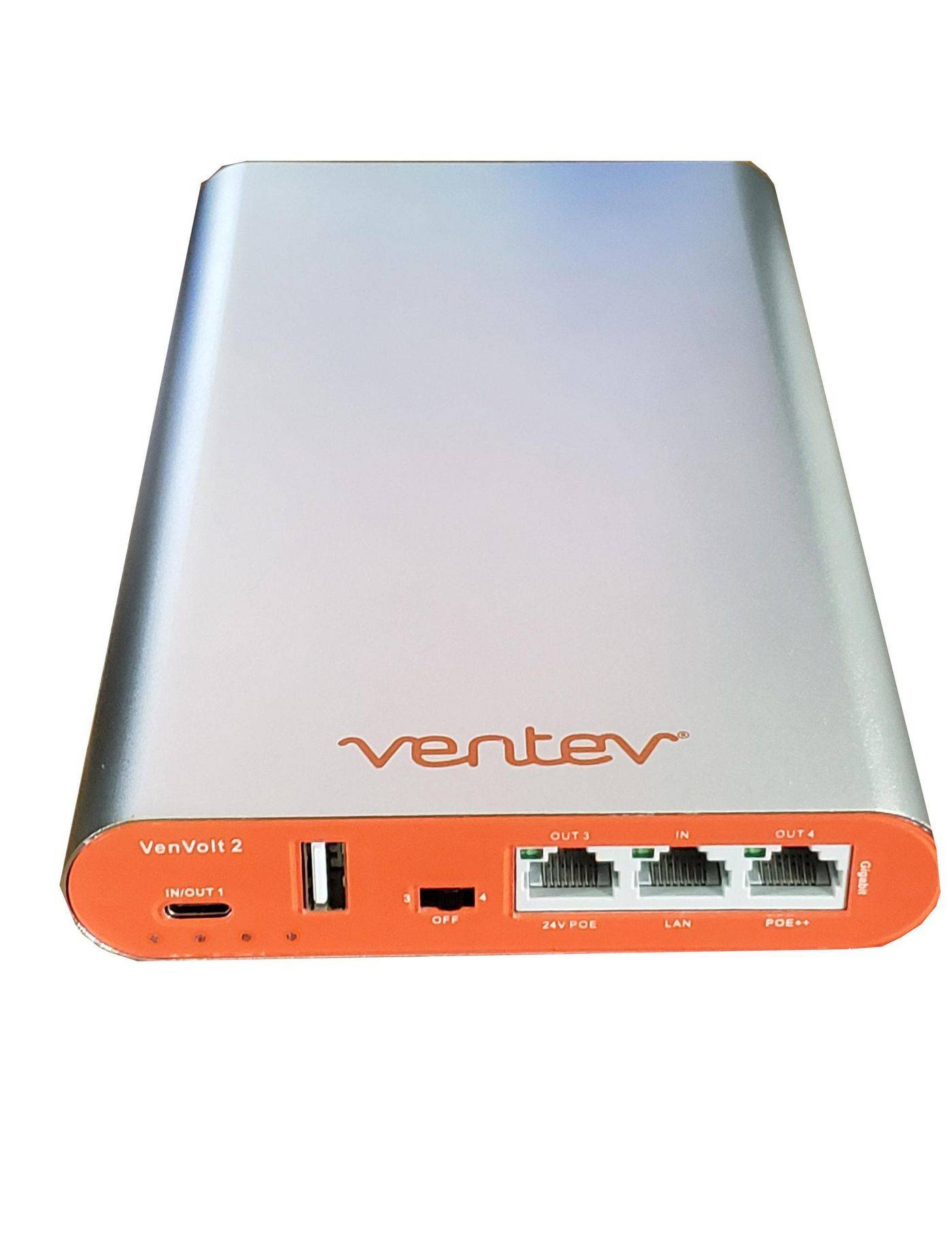 Ventev VenVolt 2 accupack voor locatieonderzoek, lithium-polymeer, 26400 mAh, 98 Wh, USB Type A, USB Type C, RJ-45-0