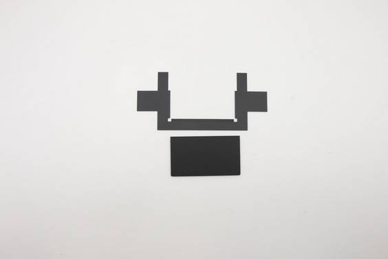 Lenovo Mylar-component, ontworpen voor Lenovo ThinkPad L390-modellen, met een zwarte afwerking voor duurzaamheid.