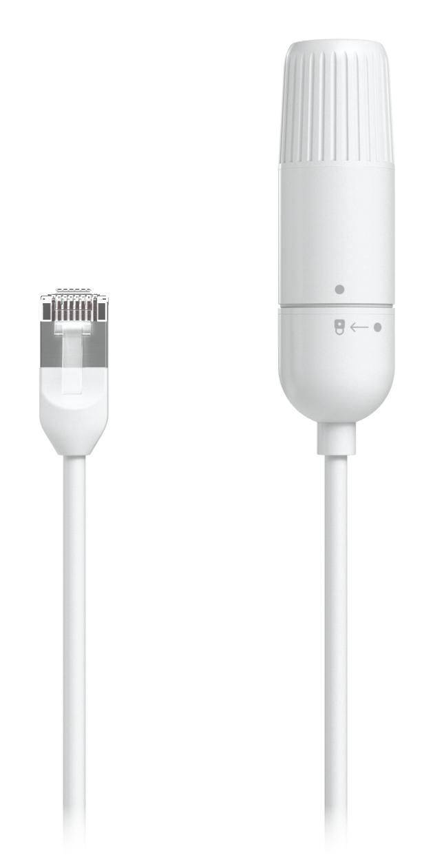 Ubiquiti Easy Cable, 2-pack, Cat6A, 10 GbE, D 3,5 mm, F/UTP, thermoplastisch elastomeer, IPX6, 0,15 m/0,185 m, wit-0