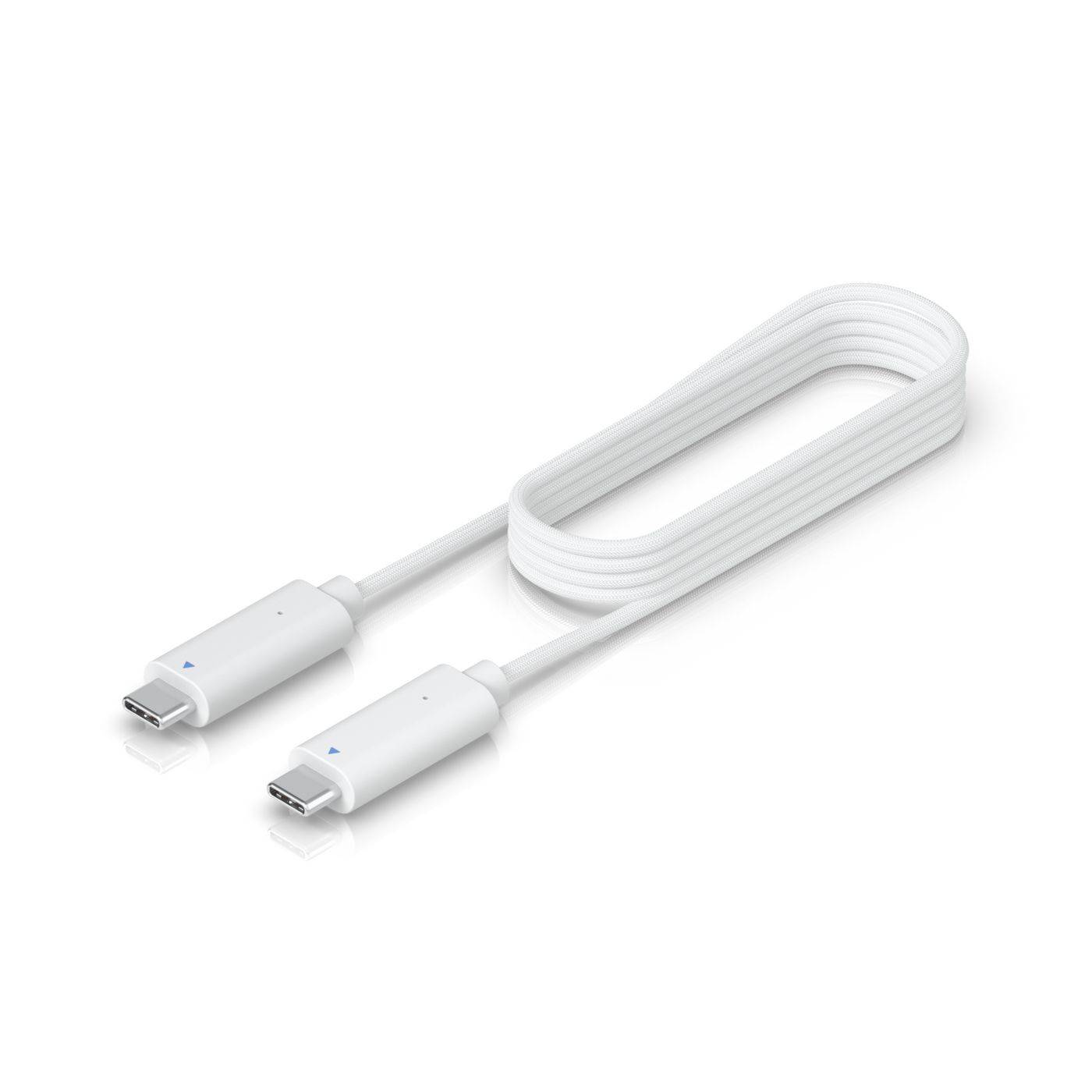 Ubiquiti AI Theta audiokabel, 1 m (3,3 ft), PVC, geweven stoffen mantel, wit-0