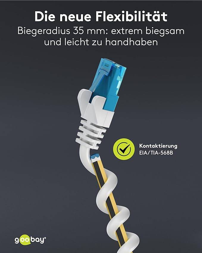 GOOBAY GOOBAY-79189 Patch cord; U/UTP; Cat 6a; RJ45-stekker,aan beide zijden; koord - 1 stuk-5