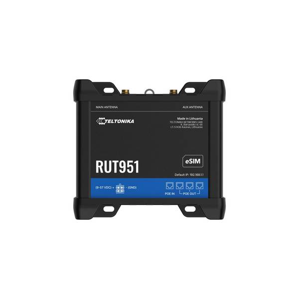 Teltonika Networks RUT951 PoE+ met voeding