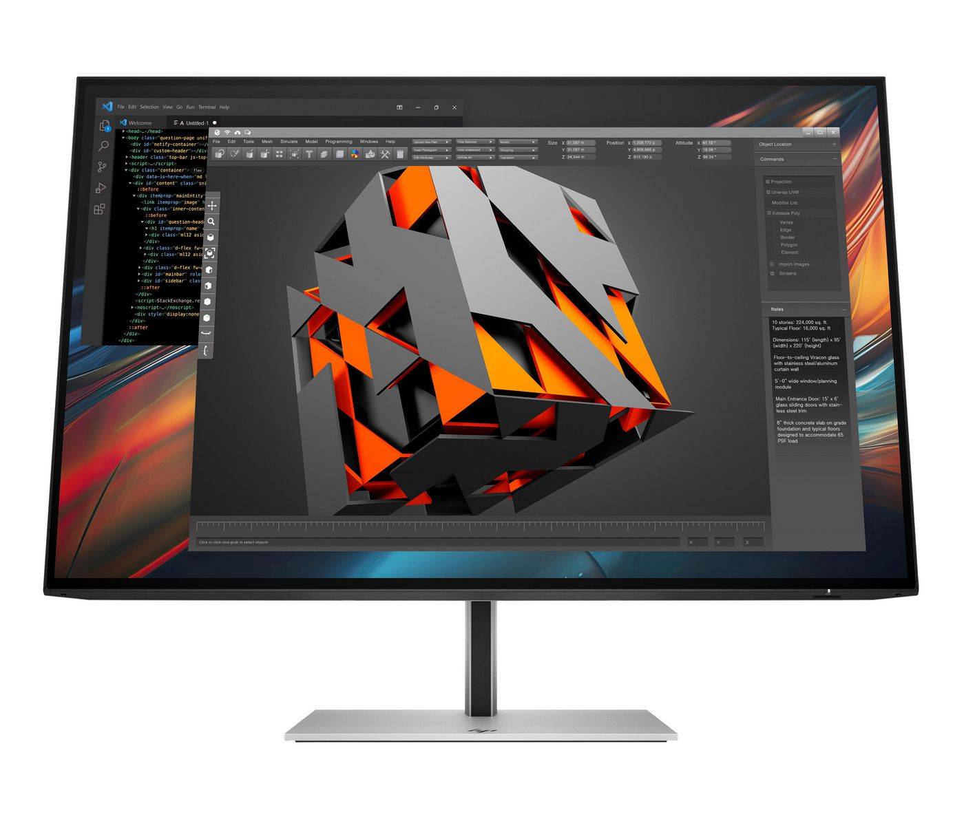 HP Series 7 Pro 24 inch WUXGA USB-C Monitor - 724pu-0