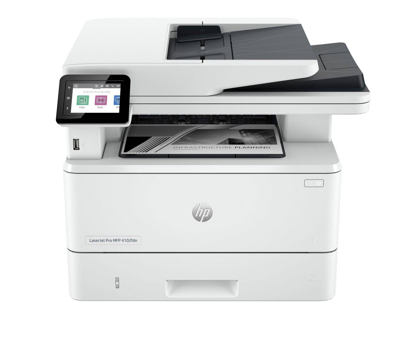 HP LaserJet Pro MFP 4102fdn printer-0
