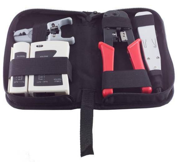 MicroConnect Netwerk Kabel Tester Set 4-delig met tas-0