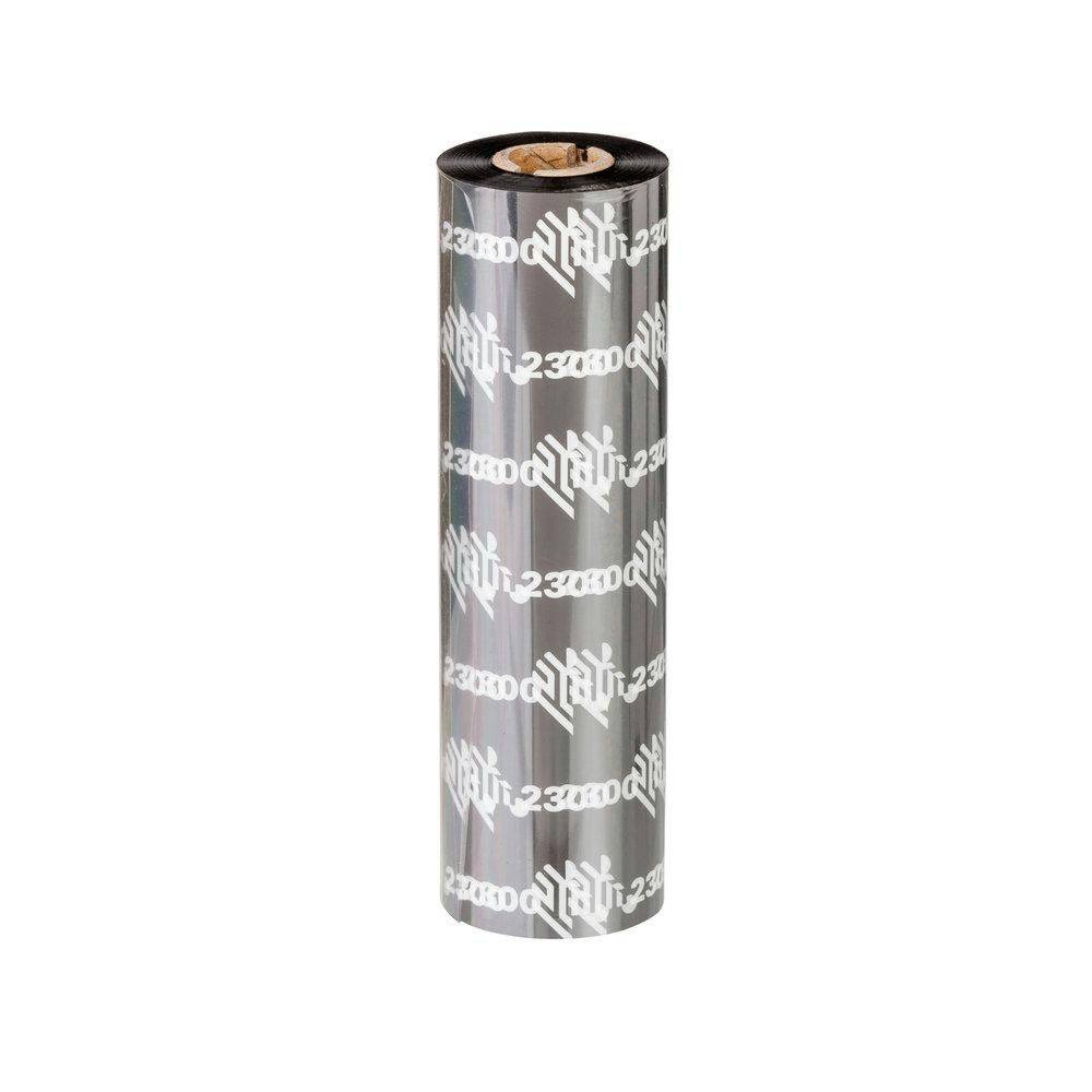 Zebra, Wax Ribbon, 110mm, Dit lint heeft een rolbreedte van 110mm en een lengte, 74mm-0