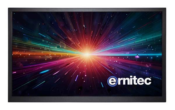 Ernitec 43" 4K UHD bewakingsmonitor voor 24/7 gebruik - water- en vandalismebestendig
