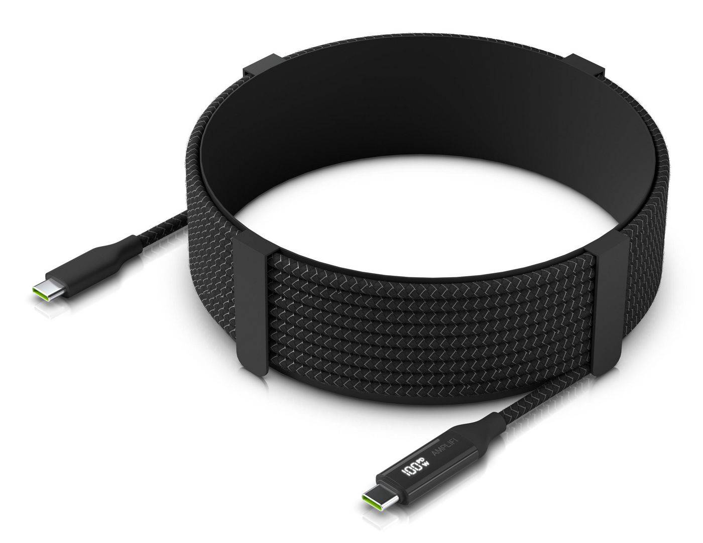 Ubiquiti USB-C-kabel met laadindicator, 100W, zwart/koelgrijs, 7 m-0
