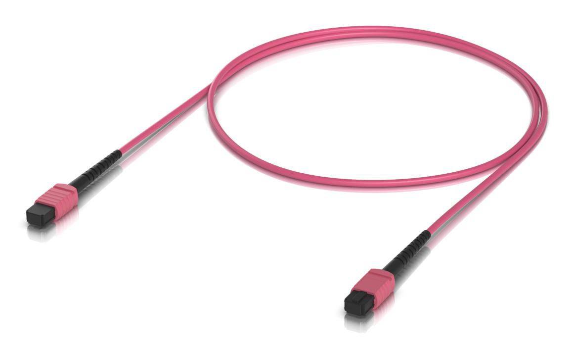 Ubiquiti OM4, MPO-12 UPC, Rose, 1 m, verpakking van 10 stuks-0