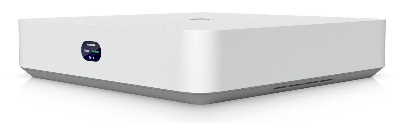 Ubiquiti Network Video Recorder Instant, compact, 6-poorts PoE, HDMI, ondersteuning voor 3,5" HDD, 1,14" scherm-0