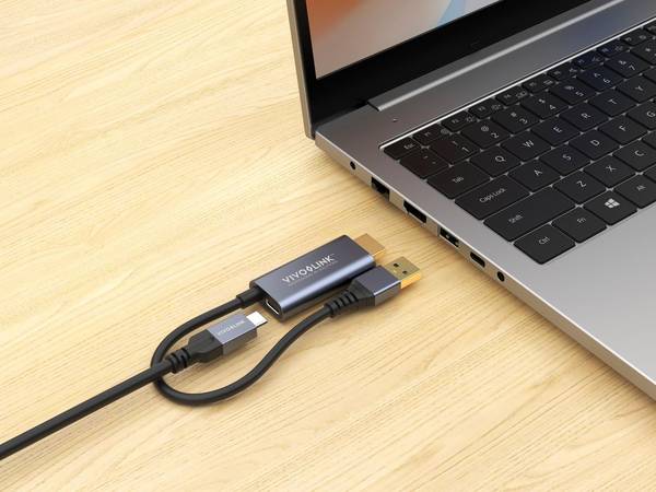 Vivolink HDMI & USB-A naar USB-C-adapter