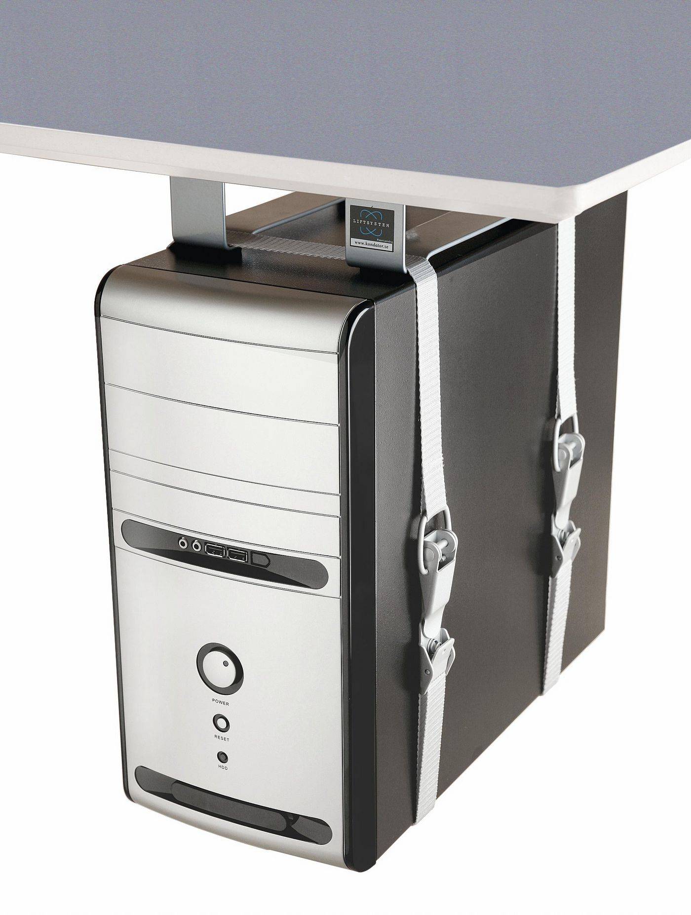 Vormgevende functie LiftFix CPU-houder, + 60 mm afstandsstuk zilver-0