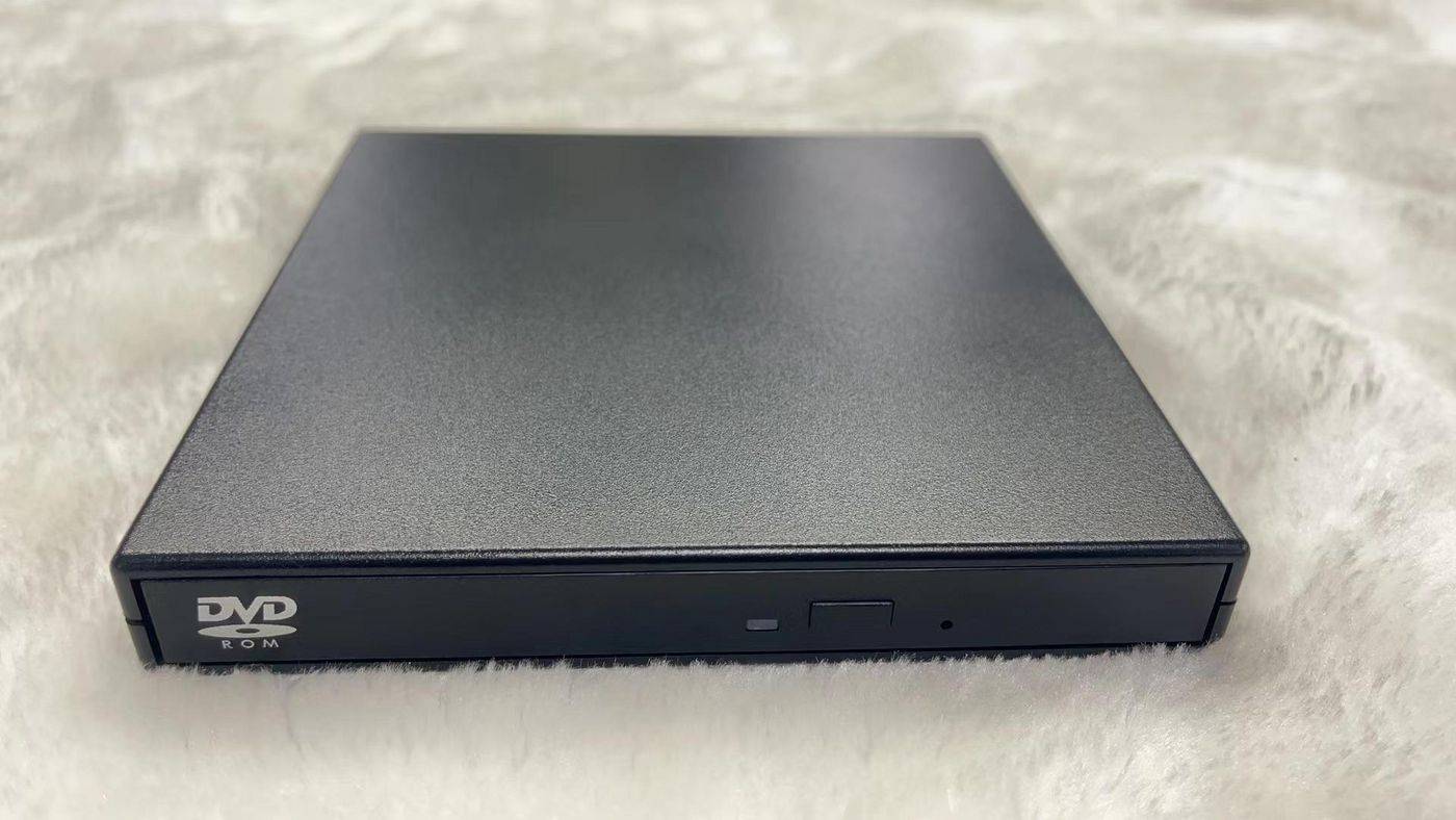 CoreParts DVD-RW externe schijf met SATA-interface en USB 2.0. Aparte kabel voor voeding en data.-0