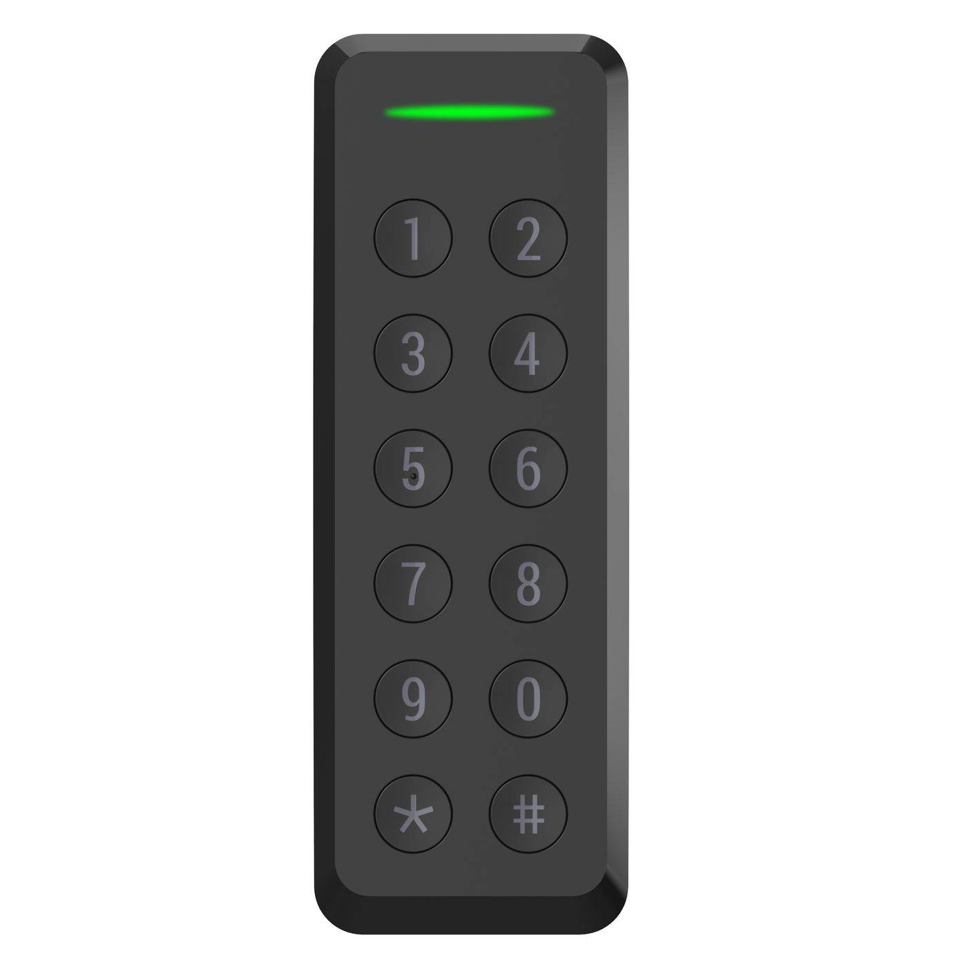 SystemHouse Solutions SCR-SKS G2 (Slim) RFID-lezer OSDP met toetsenbord, zonder display, zwart-0
