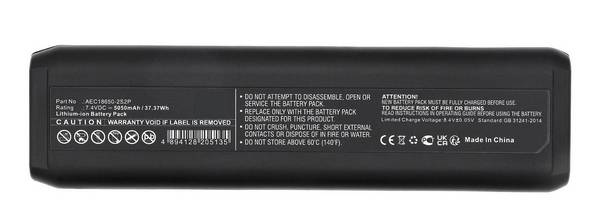 CoreParts zwarte accu voor Konftel Communication & Conferencing 7,4V 5050mAh 37,37Wh 300M, 300MX, 300WX, 300W