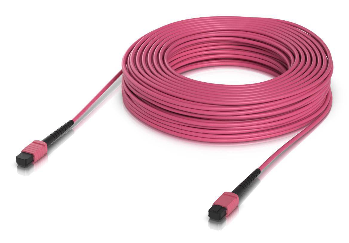 Ubiquiti OM4, MPO-12 UPC, Rose, 30 m-0