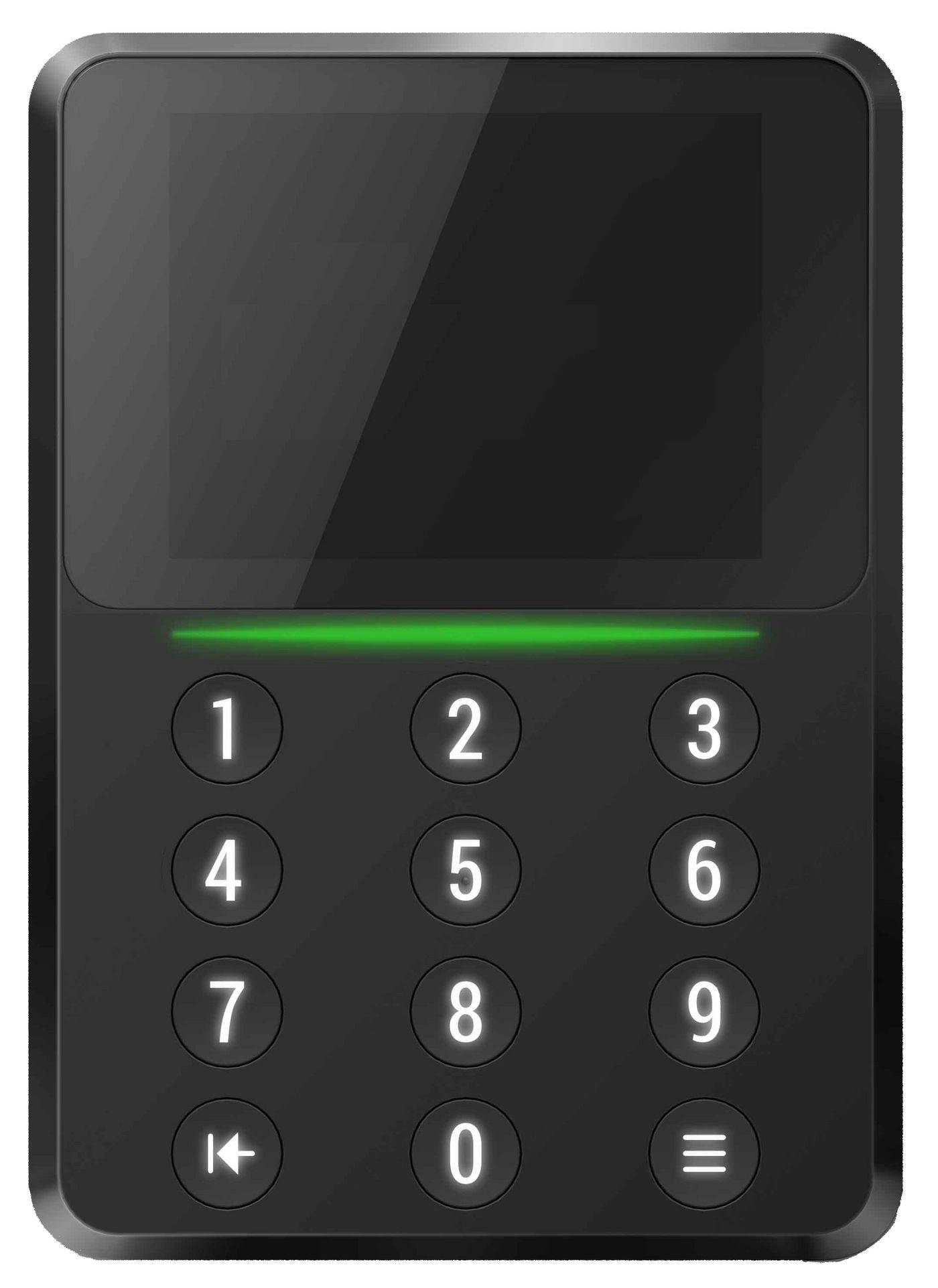 SystemHouse Solutions SCR-SD G2 (Display) RFID-lezer OSDP met display en toetsenbord, zwart-0