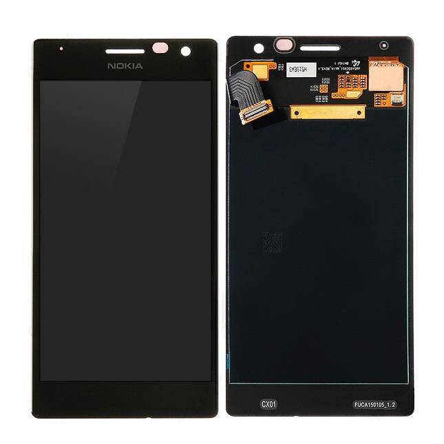 CoreParts Nokia Lumia 735, 730 Dual SIM LCD-scherm en digitizer-assemblage zwart-0