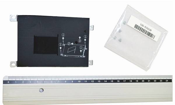 HP harde schijf hardwarekit voor HP ProBook 450 G3, inclusief montagebeugel en schroeven voor installatie.