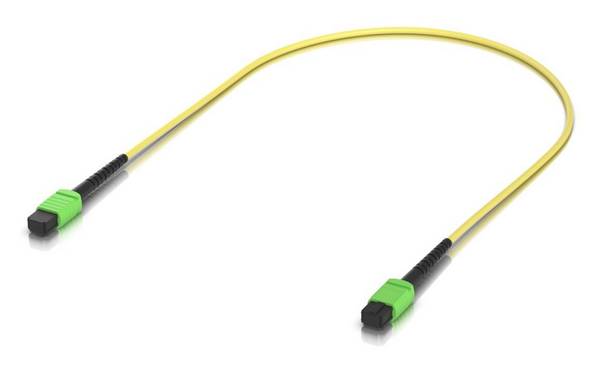 Ubiquiti OS2, MPO/APC-MPO/APC, 12Fiber, Geel, 0,5 m, verpakking van 10 stuks