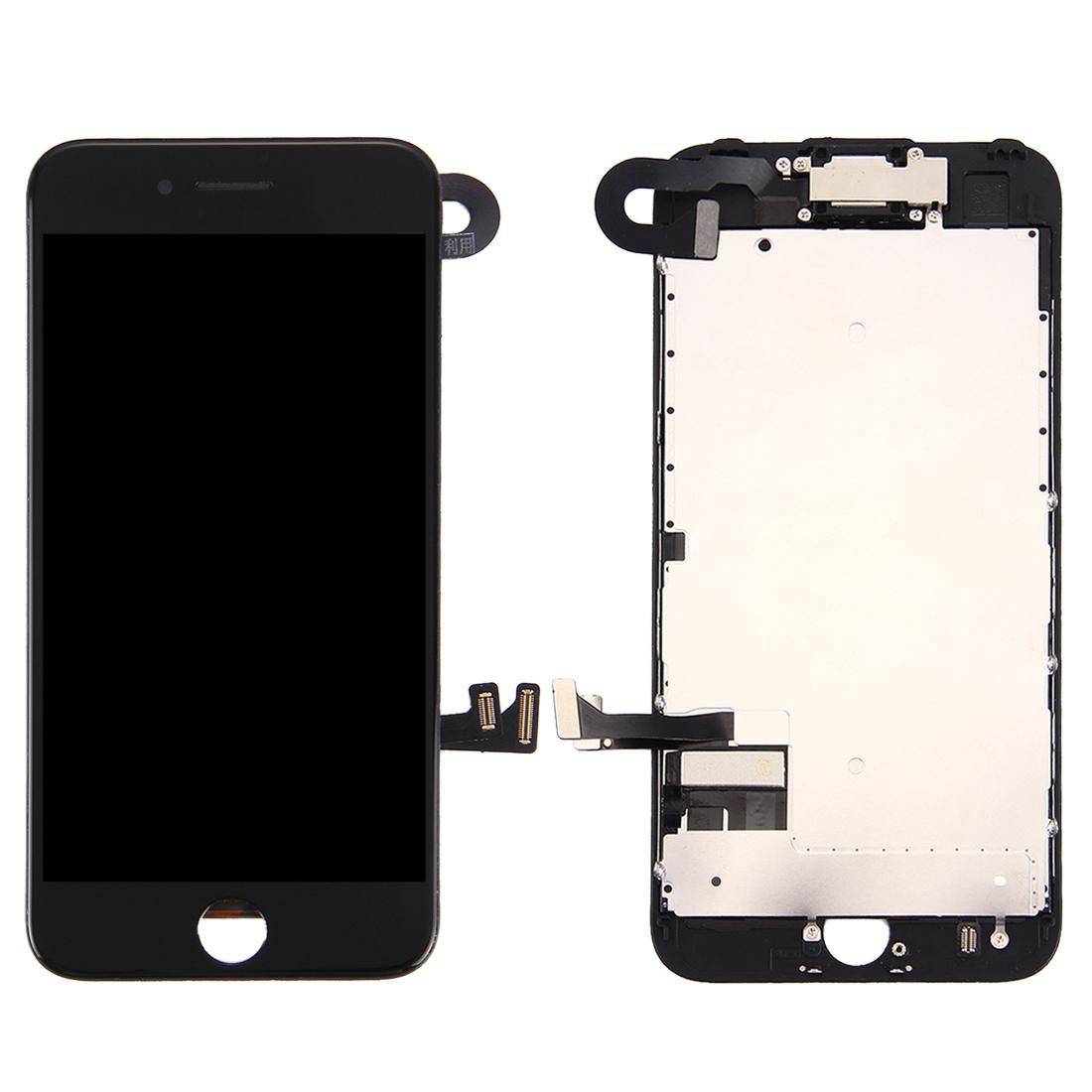 CoreParts-assemblage met digitizer en frame voor iPhone 7 Plus, zwart-0