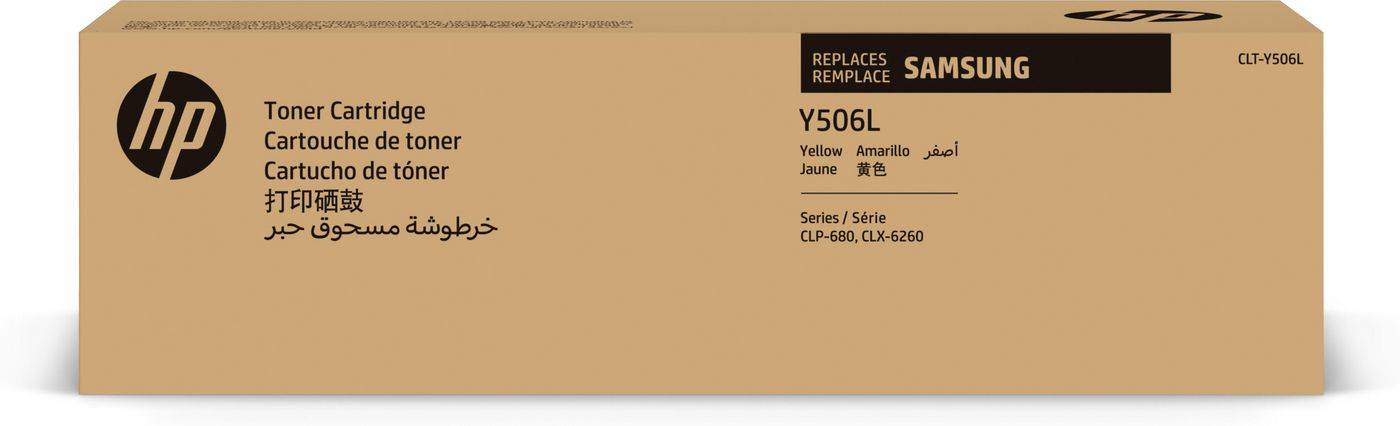 Originele gele tonercartridge met hoge capaciteit van Samsung CLT-Y506L-0