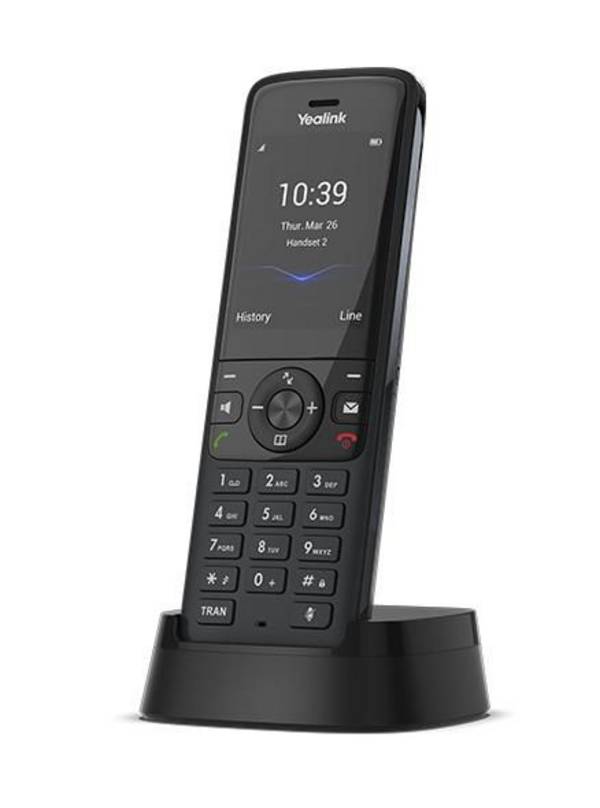 Yealink 2,4 inch, 240 x 320 TFT, Bluetooth 5.1, 1010 mAh, lithium-ion, gesprekstijd 21 uur, standby-tijd 166 uur, 1880 –