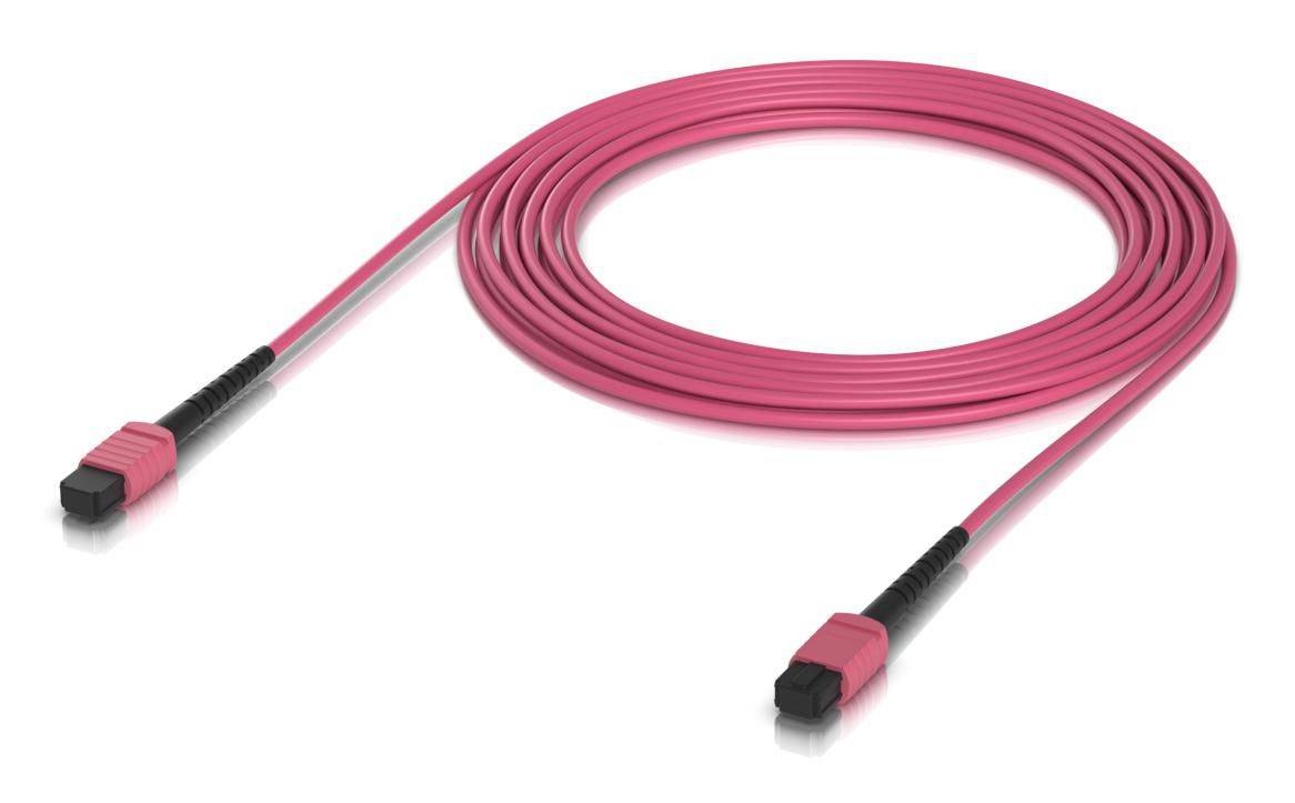Ubiquiti OM4, MPO-12 UPC, Rose, 5 m-0