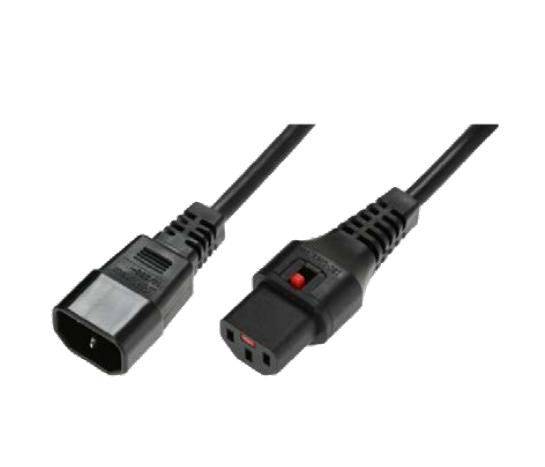 NEXT UPS-systemen IEC-LOCK voedingskabel - IEC-C14(M) -gt/> IEC-C13(F) 2M-0