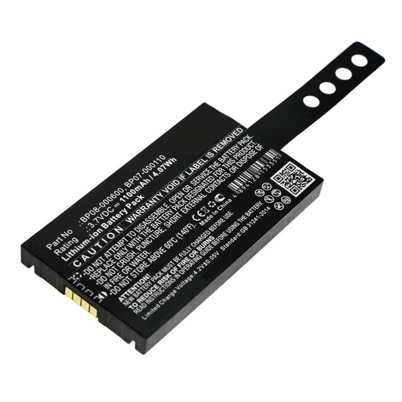 CoreParts-accu voor Datalogic barcodescanner 4,07 Wh Li-ion 3,7 V 1100 mAh zwart voor Memor NFP-0