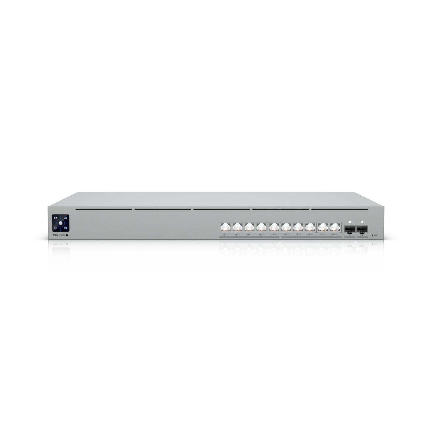 Ubiquiti 1U, professionele 10-poorts Layer 3 Etherlighting™ PoE+++ switch met (10) 10 GbE- en (2) 10G SFP+-poorten-0