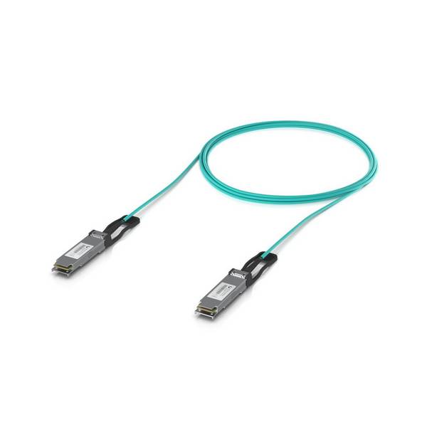 Ubiquiti Long-Range, QSFP28 Direct Attach, 100 Gbps, Aqua, 5 m