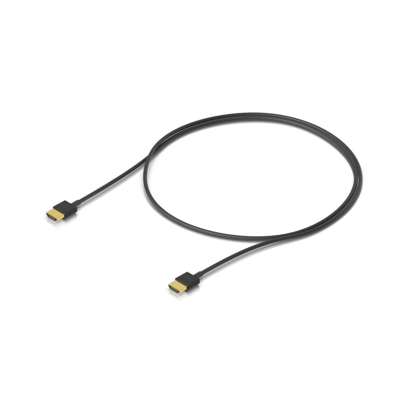 Ubiquiti Nano-Thin HDMI-kabel, 1 m, 38 AWG, thermoplastisch elastomeer (TPE), zwart-0