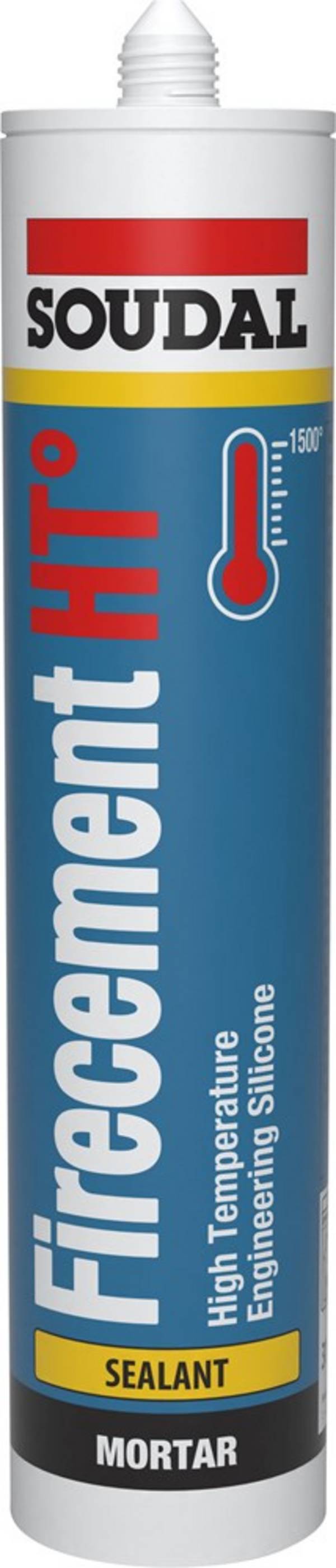 Soudal Kachelkit Firecement Ht   Zwart       300 Ml