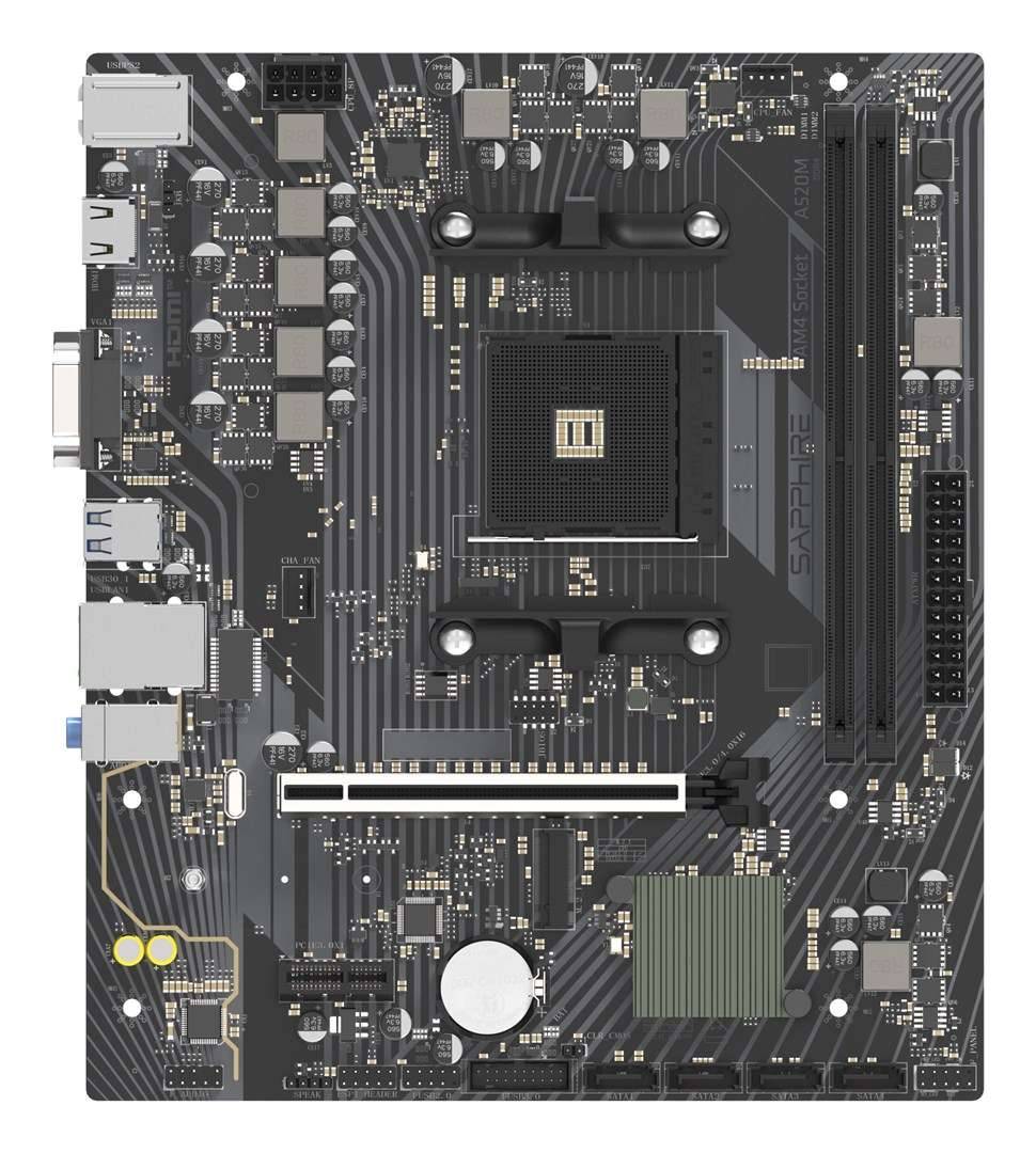 Sapphire A520M-E AMD A520 Socket AM4 micro ATX-0