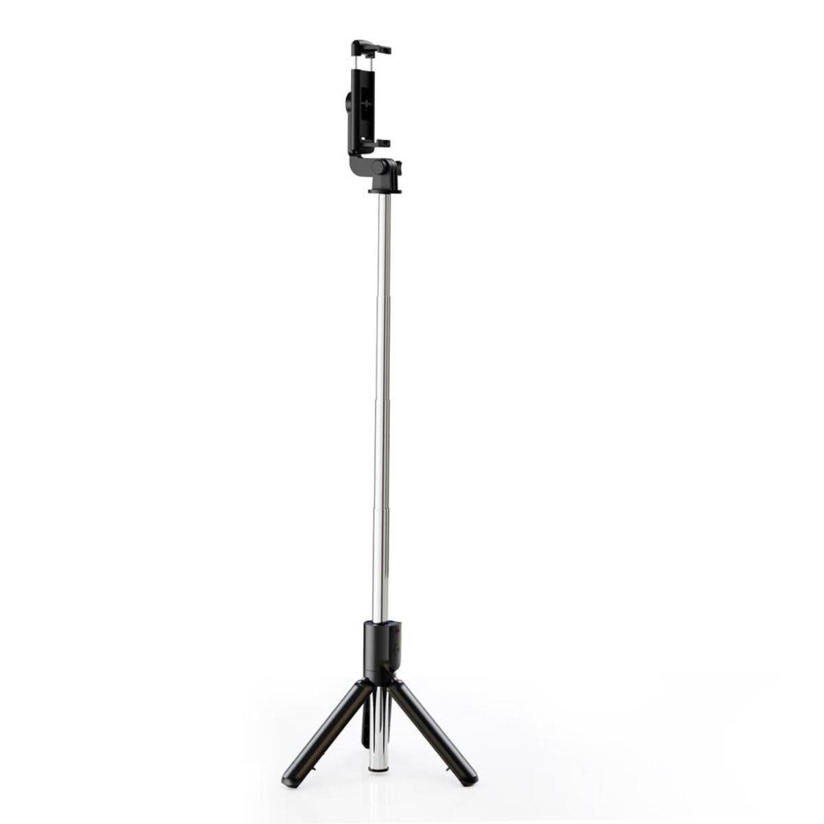 XO SS09 Selfie Stick Bluetooth Statief met Afstandsbediening, Uitschuifbaar, 64 cm, Zwart-0