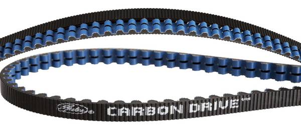 Aandrijfriem Gates CDX Carbon Drive 115T - zwart/blauw