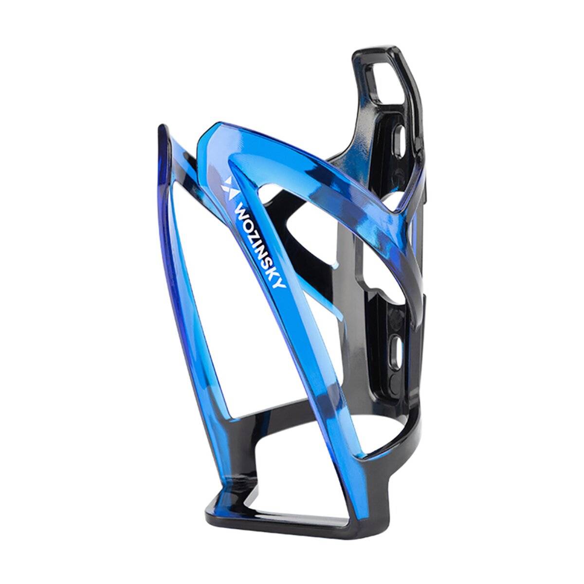 Wozinsky WUR-01BB Fietsbidonhouder Polycarbonaat 35g Framebevestiging Zwart Blauw-0
