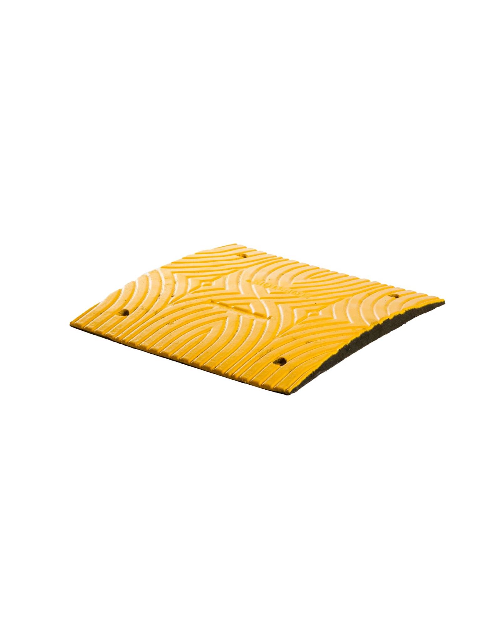 Verkeersdrempel 3 cm hoog, middenstuk, geel, 500x500x30 mm-0