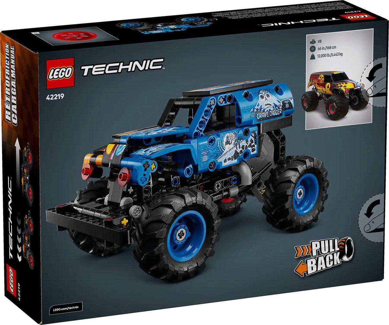 LEGO Technic Monster Jam Grave Digger Vuur en IJs 42219-1