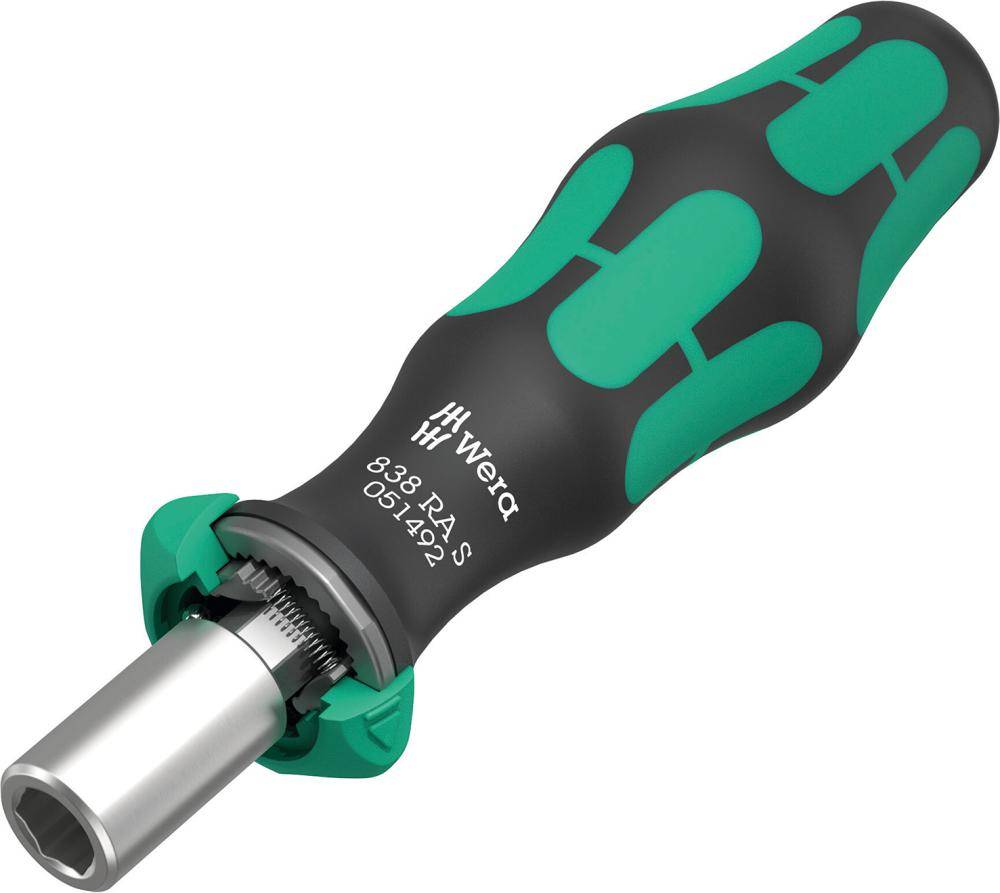 Wera RA-S 838 S bits handhouder met ratelfunctie