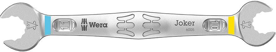 Dubbele steeksleutel Joker 6005 10 x 11 mm lengte 138 mm WERA