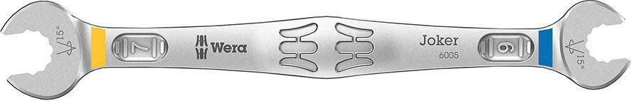 Dubbele steeksleutel Joker 6005 6 x 7 mm lengte 112 mm WERA