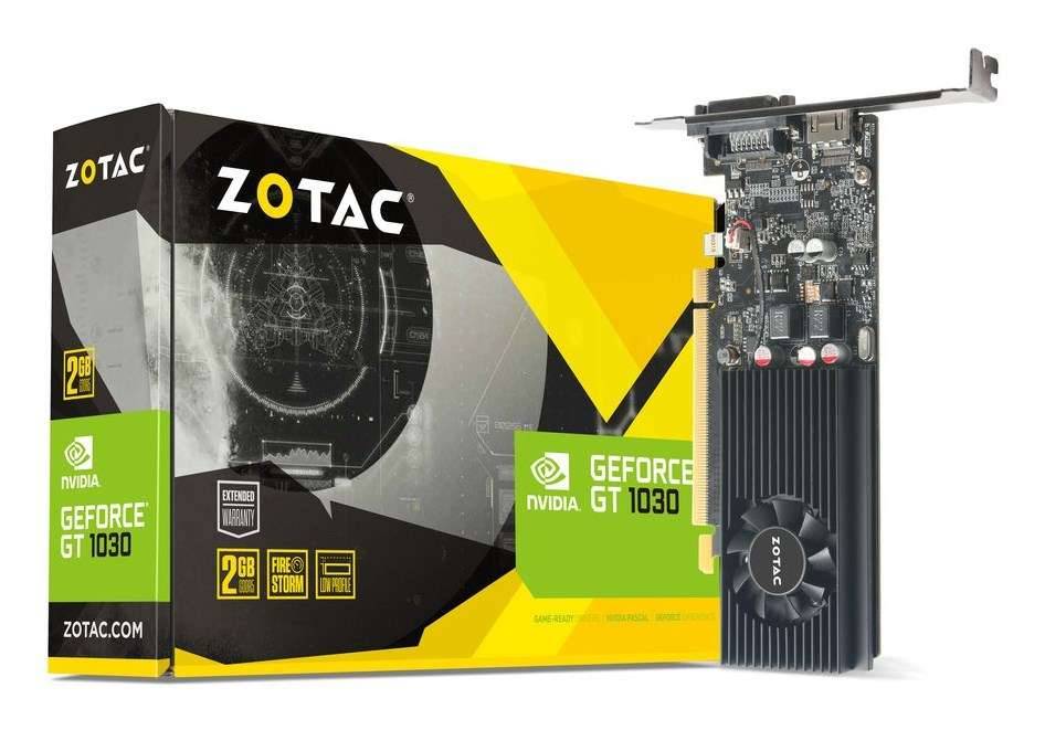 ZOA Zotac ZT-P10300A-10L videokaart NVIDIA GeForce GT 1030 2 GB GDDR5-0