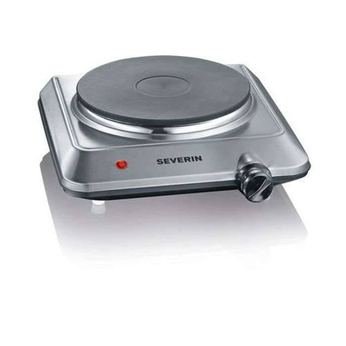 SEVERIN KP1092 Rechaud - elektrische kookplaat 1500W - diameter 18 cm - regelbare thermostaat - ideaal voor kleine ke...-1