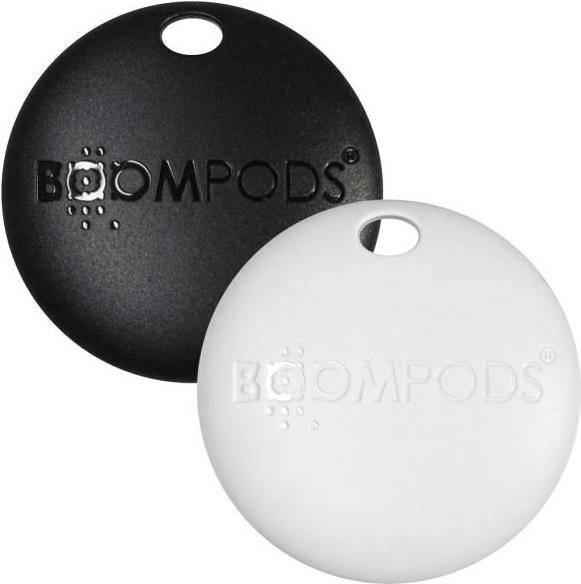 Boompods BOOMTAG Item Finder - Zwart/Wit - Recyclebaar Plastic - IPX5 (TUPAC1)-0