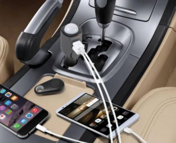 Technaxx 4743 Autolader voor Mobiele Apparaten (4743)